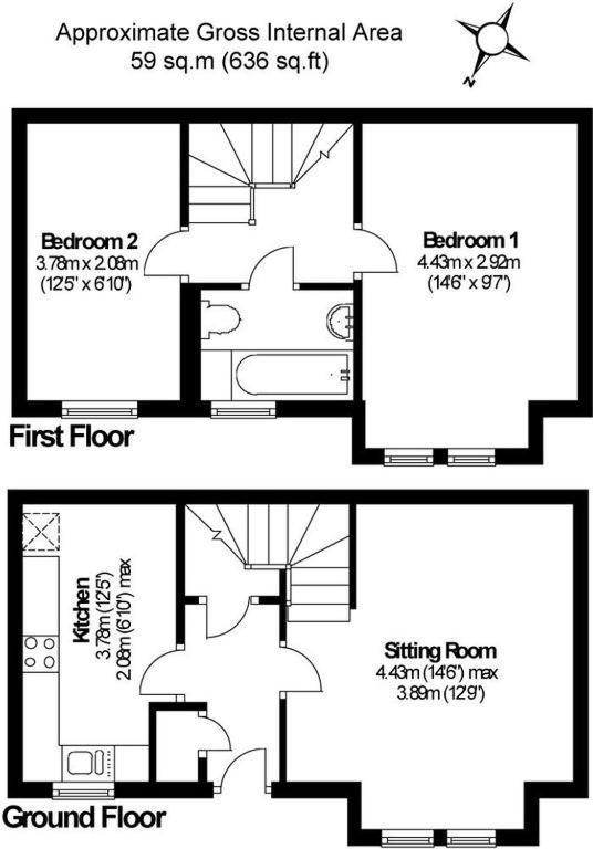 Knaphill - 2 Bedroom House - With Parking Brookwood Exterior foto